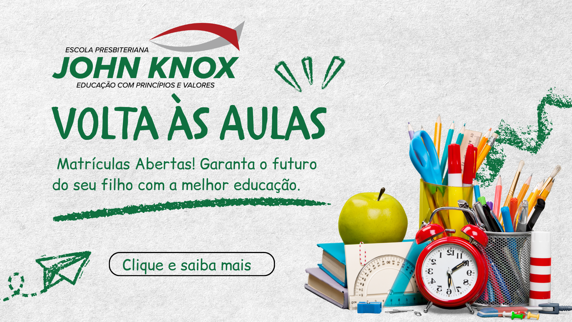 Blue Hand Drawn Crayon School Program Presentation